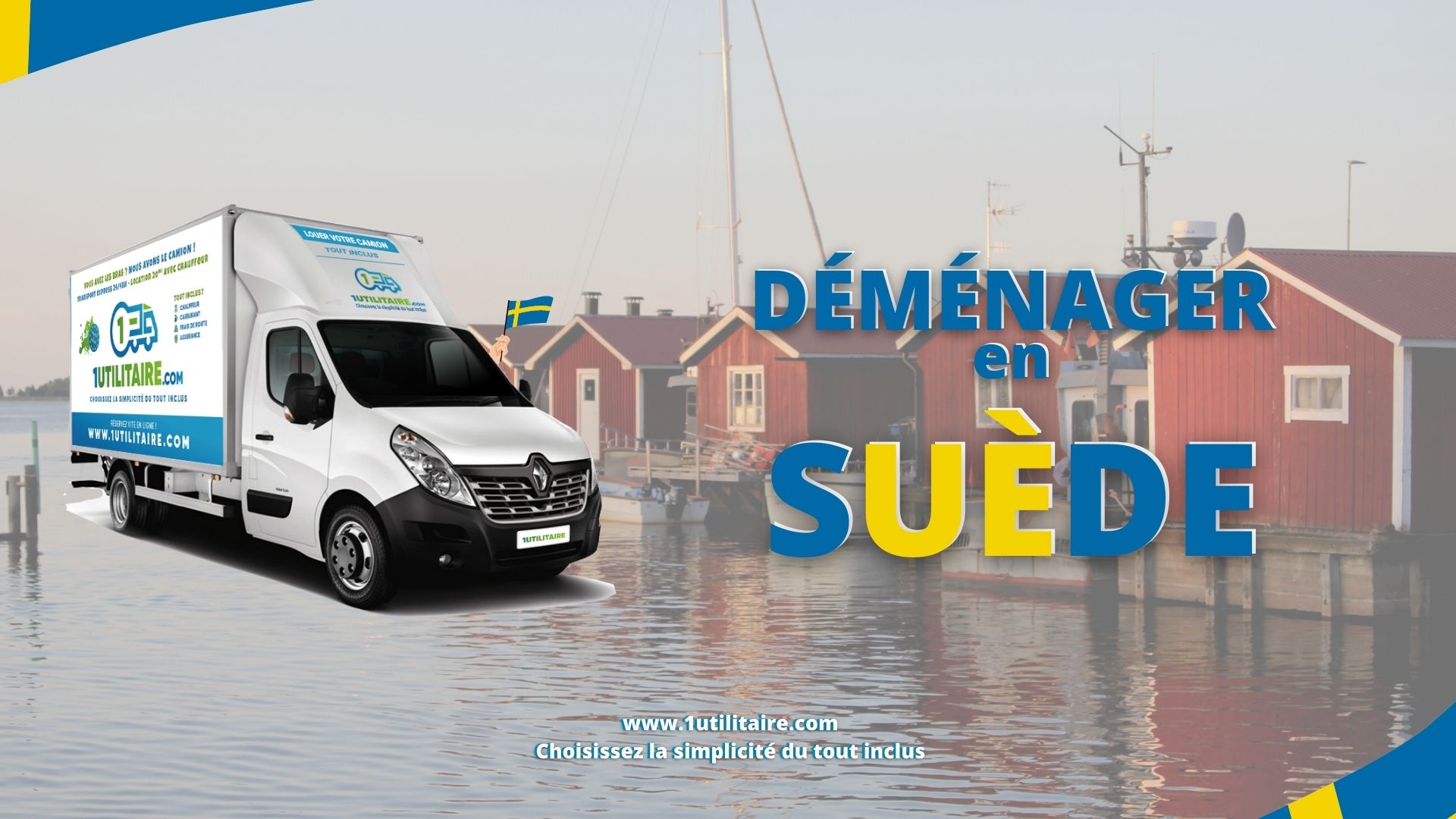Déménagement Suède -1utilitaire.com