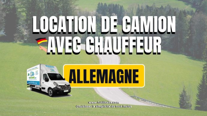 1utilitaire - location de camion avec chauffeur Allemagne