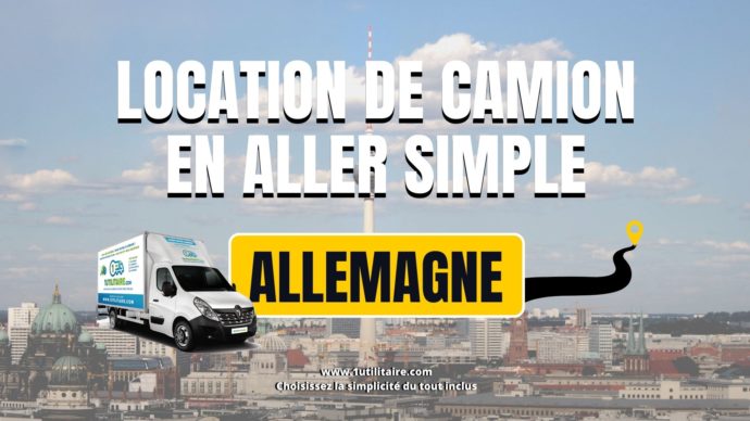 Location de camion en aller simple Allemagne - 1utilitaire