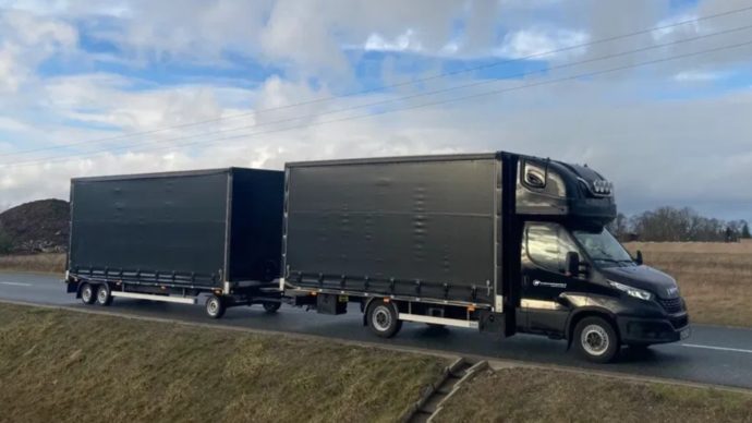 Location utilitaire avec remorque