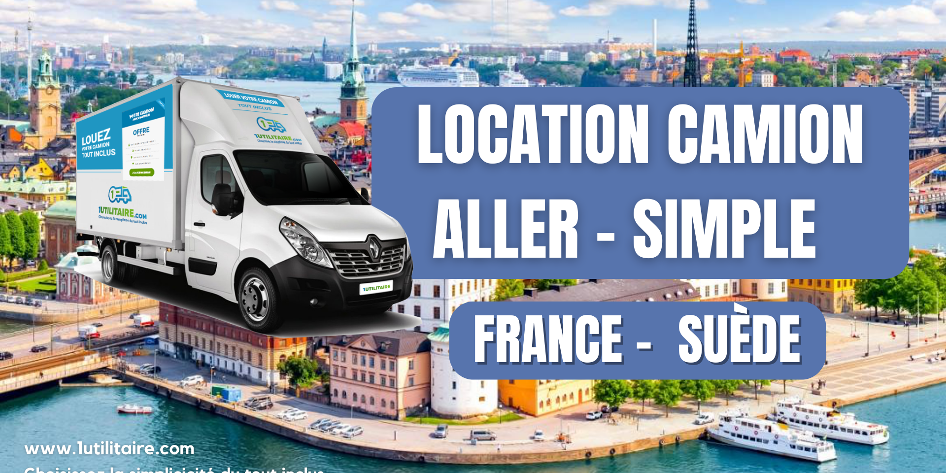 Location camion aller -simple France- suède