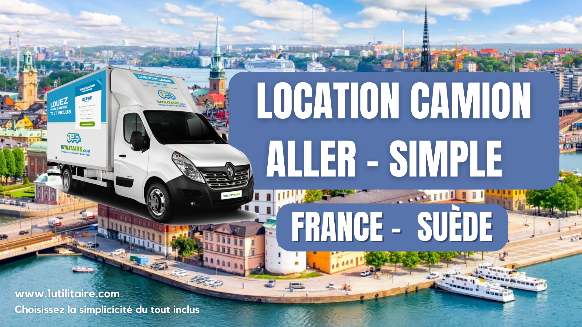 Location camion aller -simple France- suède