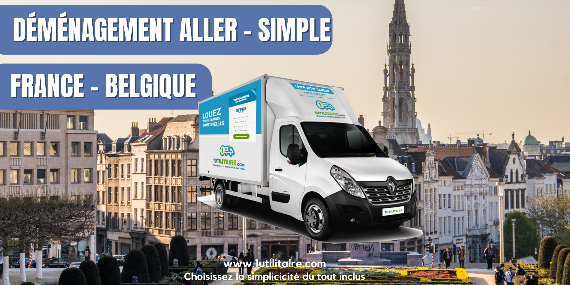 Déménagement aller simple France Belgique