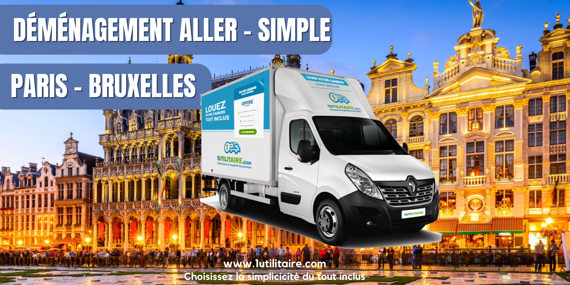 11 Déménagement aller simple Paris Bruxelles