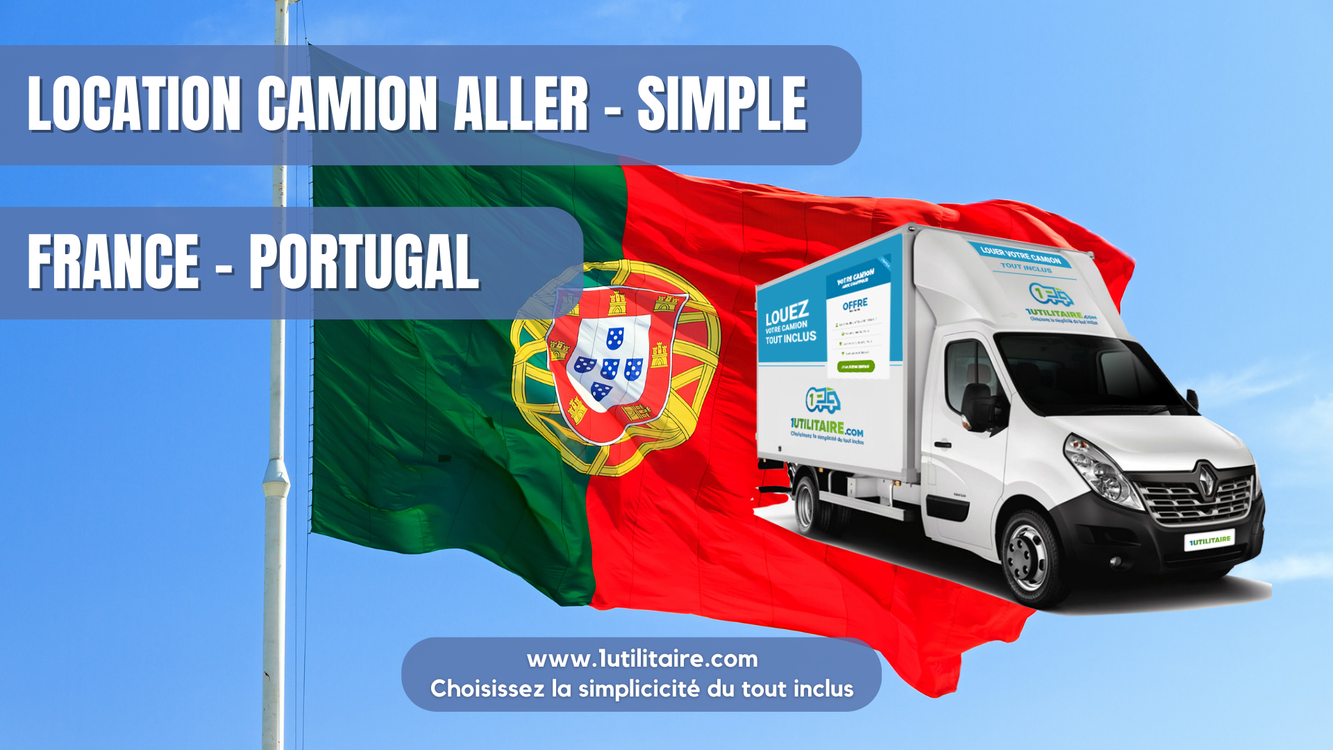 Transport aller-simple France-Portugal