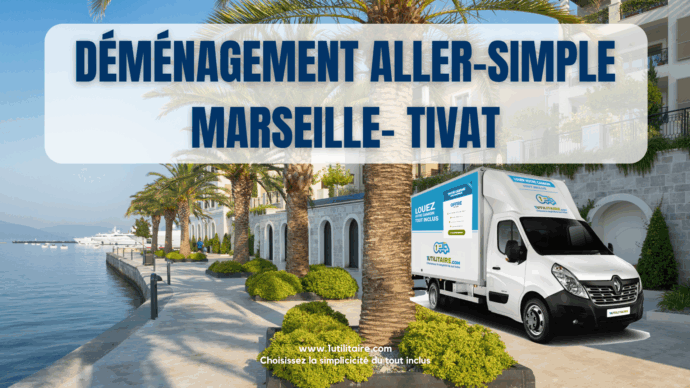 1utilitaire Déménagement aller - simple Marseille - Tivat