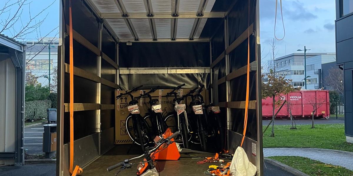 Transport de vélos sécurisé avec 1Utilitaire.com | Merci à notre client e-commerce