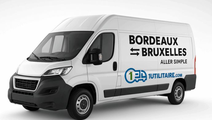 Location camionnette avec chauffeur – Bordeaux ⇄ Bruxelles – Aller simple | 1Utilitaire.com Camionnette pour transport en aller simple avec chauffeur entre Bordeaux et Bruxelles