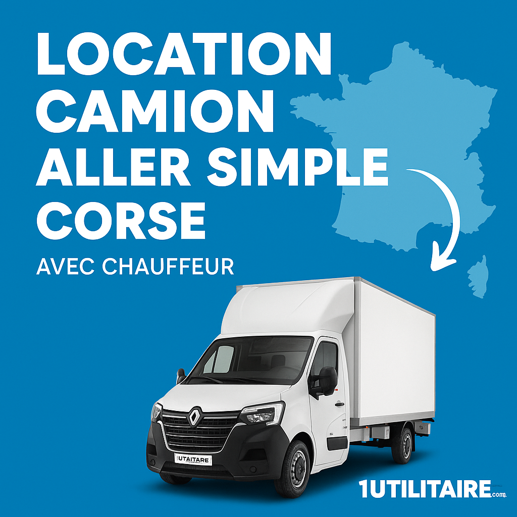 Location camion aller simple Corse avec chauffeur Location camion aller simple Corse avec chauffeur
